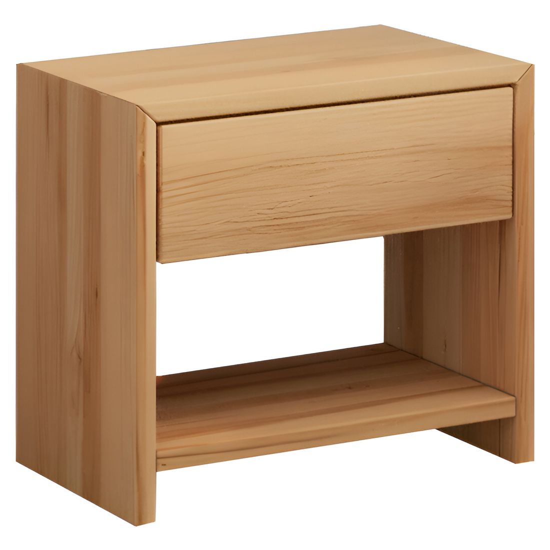 Nachttisch Liora Kernbuche Massivholz H 40 cm