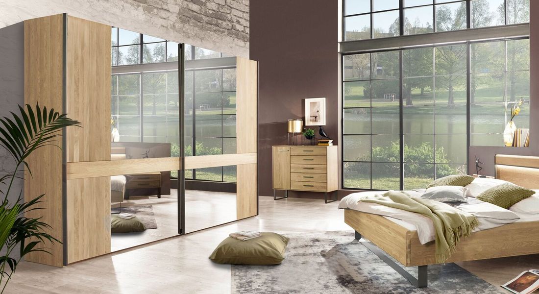 Schwebetüren-Kleiderschrank Vitoria