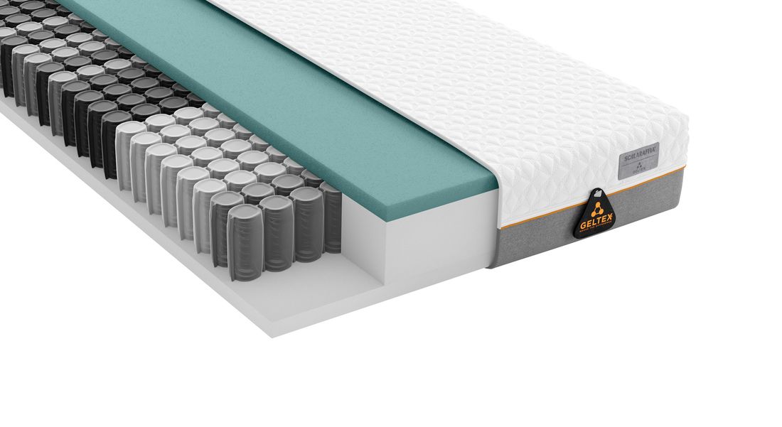 SCHLARAFFIA Taschenfederkern-Matratze GELTEX Solaris Next ZT TFK