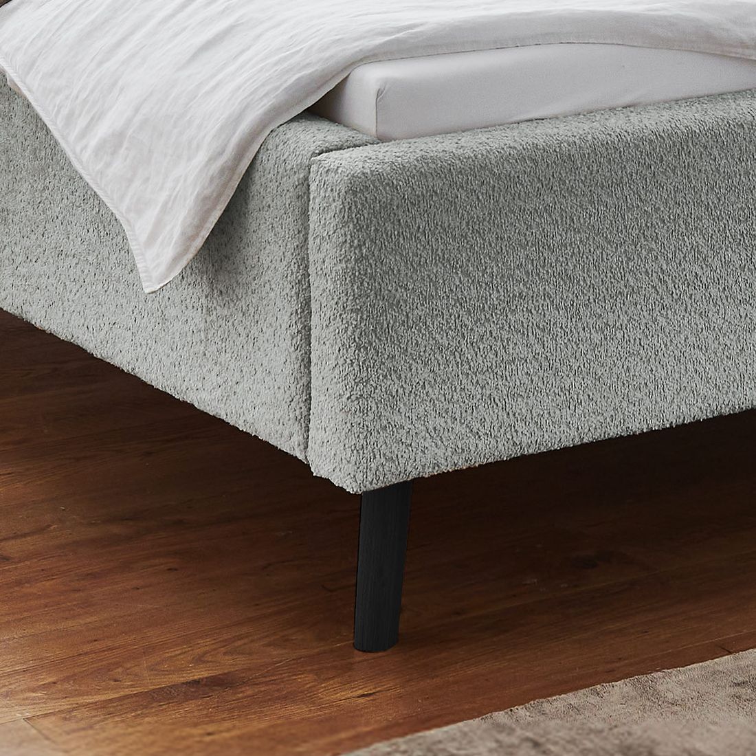 HOMELIV. Polsterbett Calypso Komfort Microteddy Abriamo