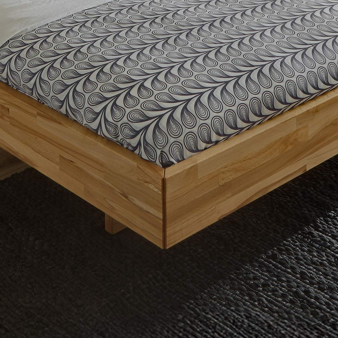Bett Roma Buche Massivholz
