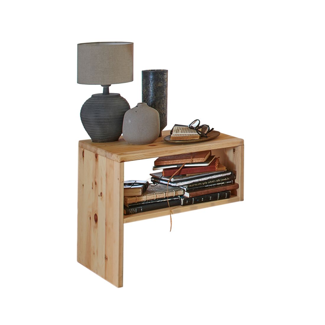 Nachttisch Tosa Zirbe Massivholz H 48cm