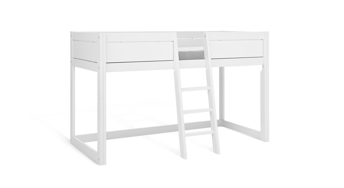 LIFETIME Mini-Hochbett 4-in-1 Kiefer Massivholz mit Lattenrost