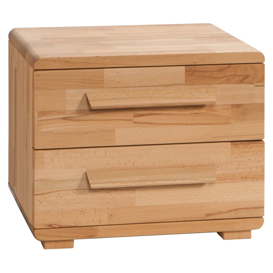 Nachttisch Ballina Kernbuche Massivholz H 39cm