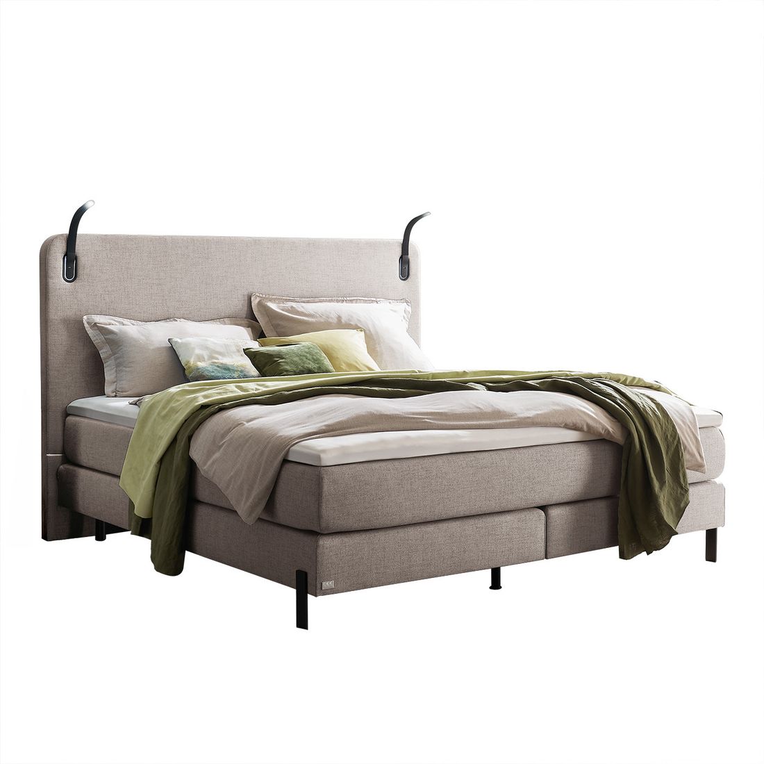 Boxspringbett Nevon Webstoff