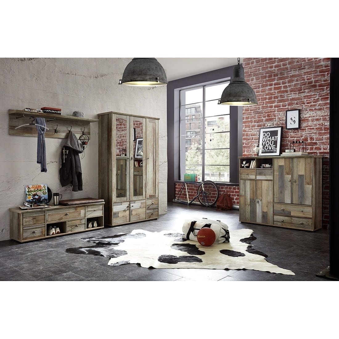 Innostyle Bonanza Garderobenpaneel 130x28x38cm