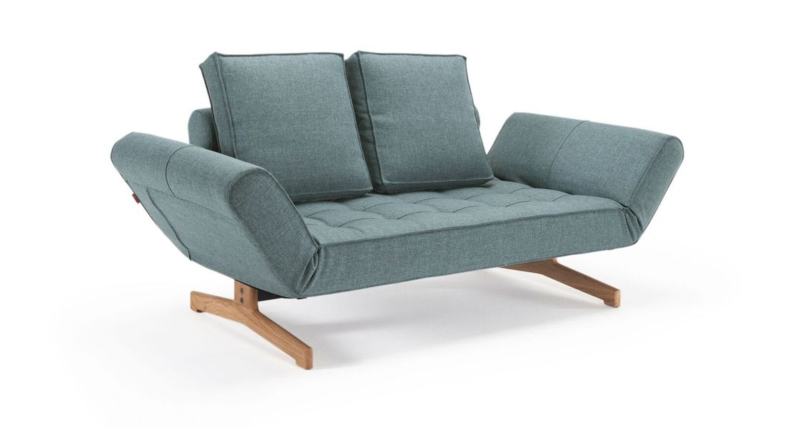 Schlafsofa Nunki Webstoff/Kunstleder/Cord