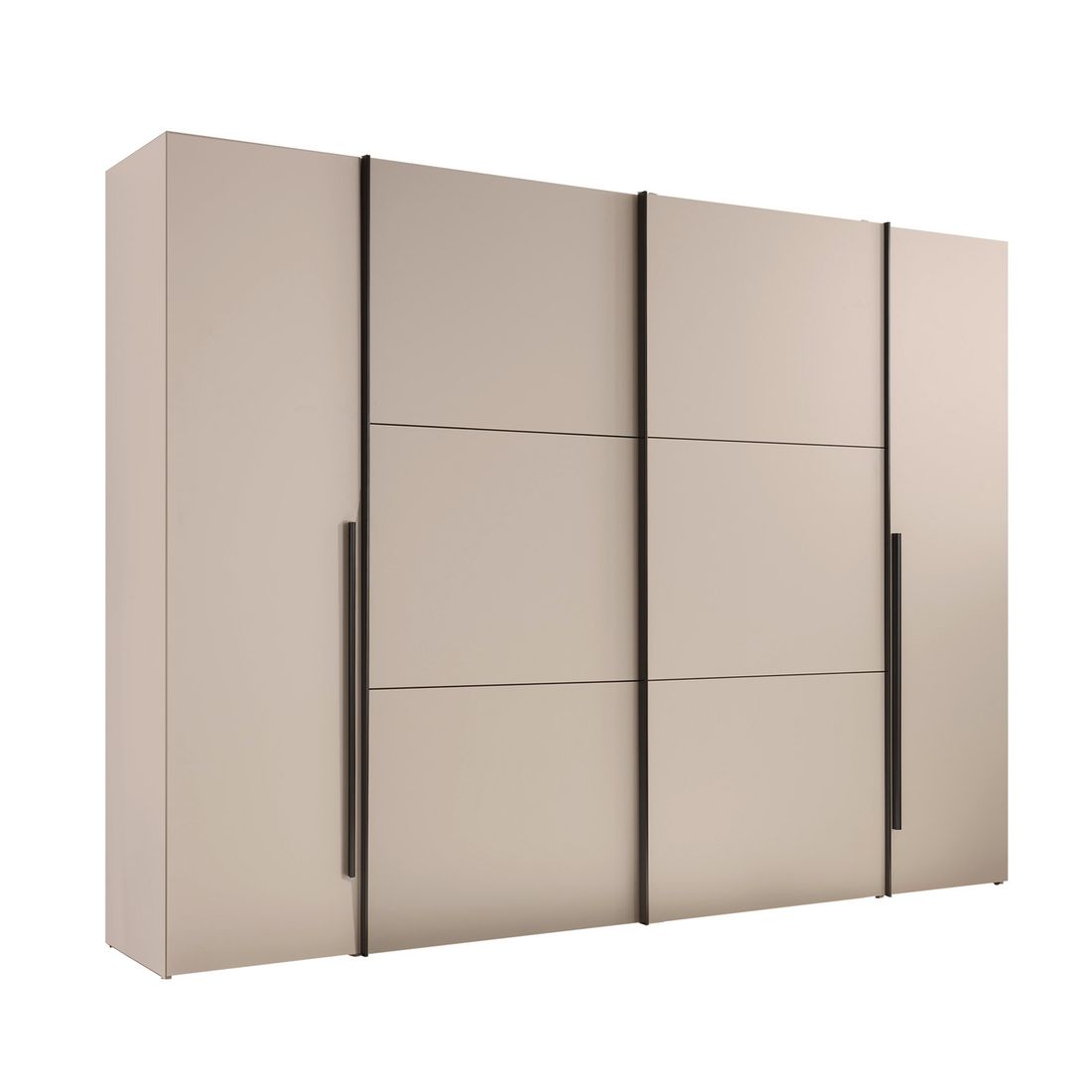 Schwebetüren-Kleiderschrank Amplia 267x205cm mit Innenausstattung