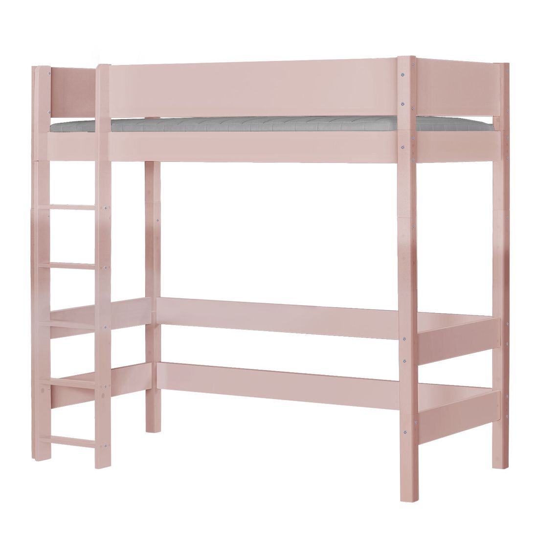 Maxi-Hochbett Kids Town Color Buche teilmassiv mit Lattenrost