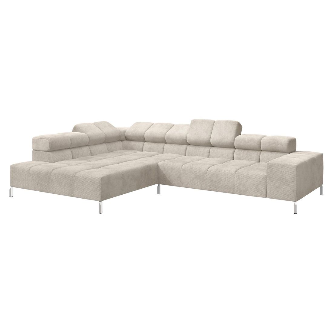 HOMELIV. Ecksofa Cambridge 321x216x85cm Feincord