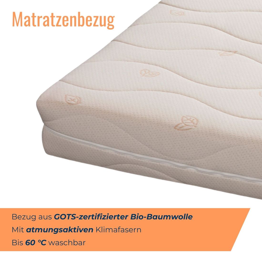Naturlatex-Matratze orthowell bio XXL
