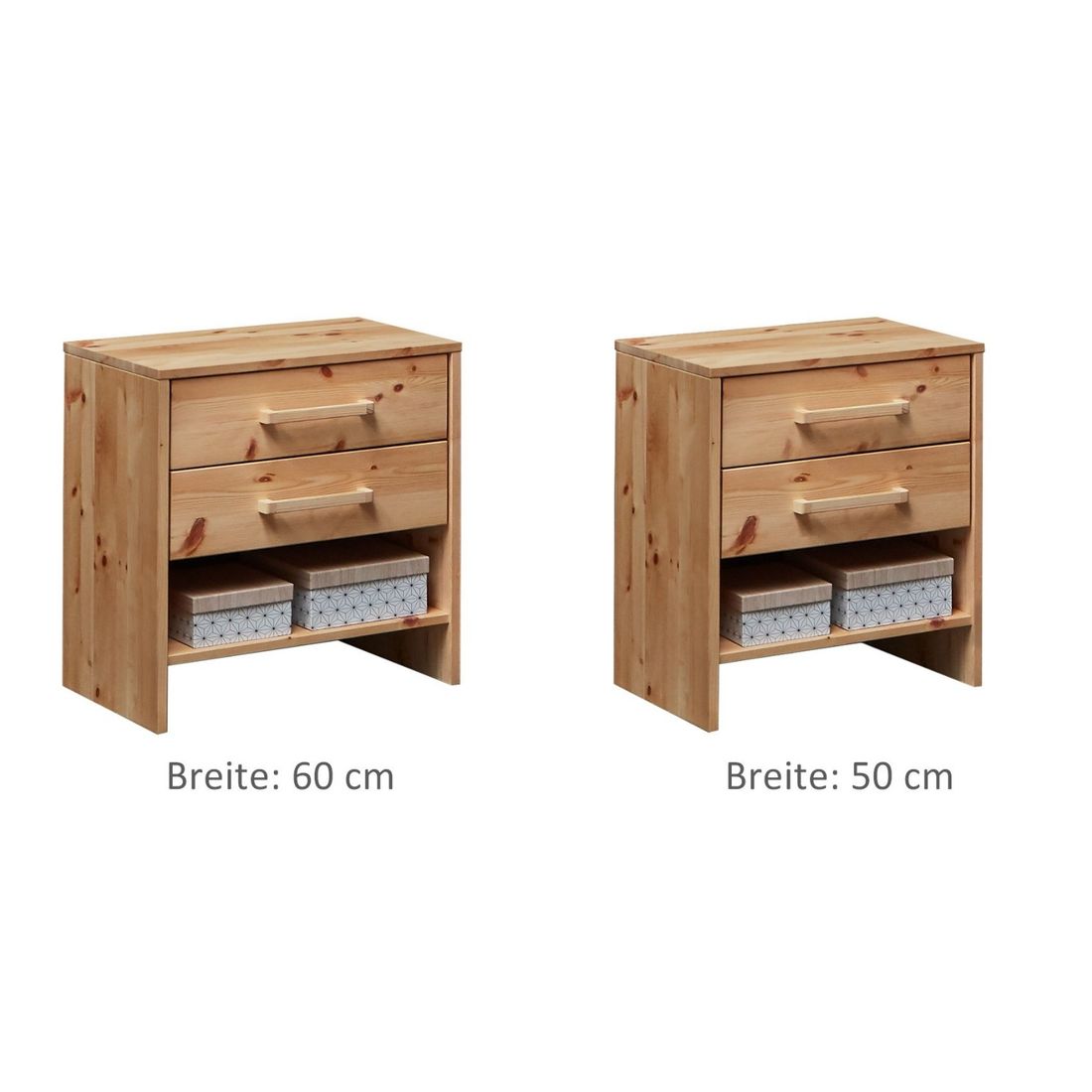 Nachttisch Sinestra Zirbe Massivholz H 60cm