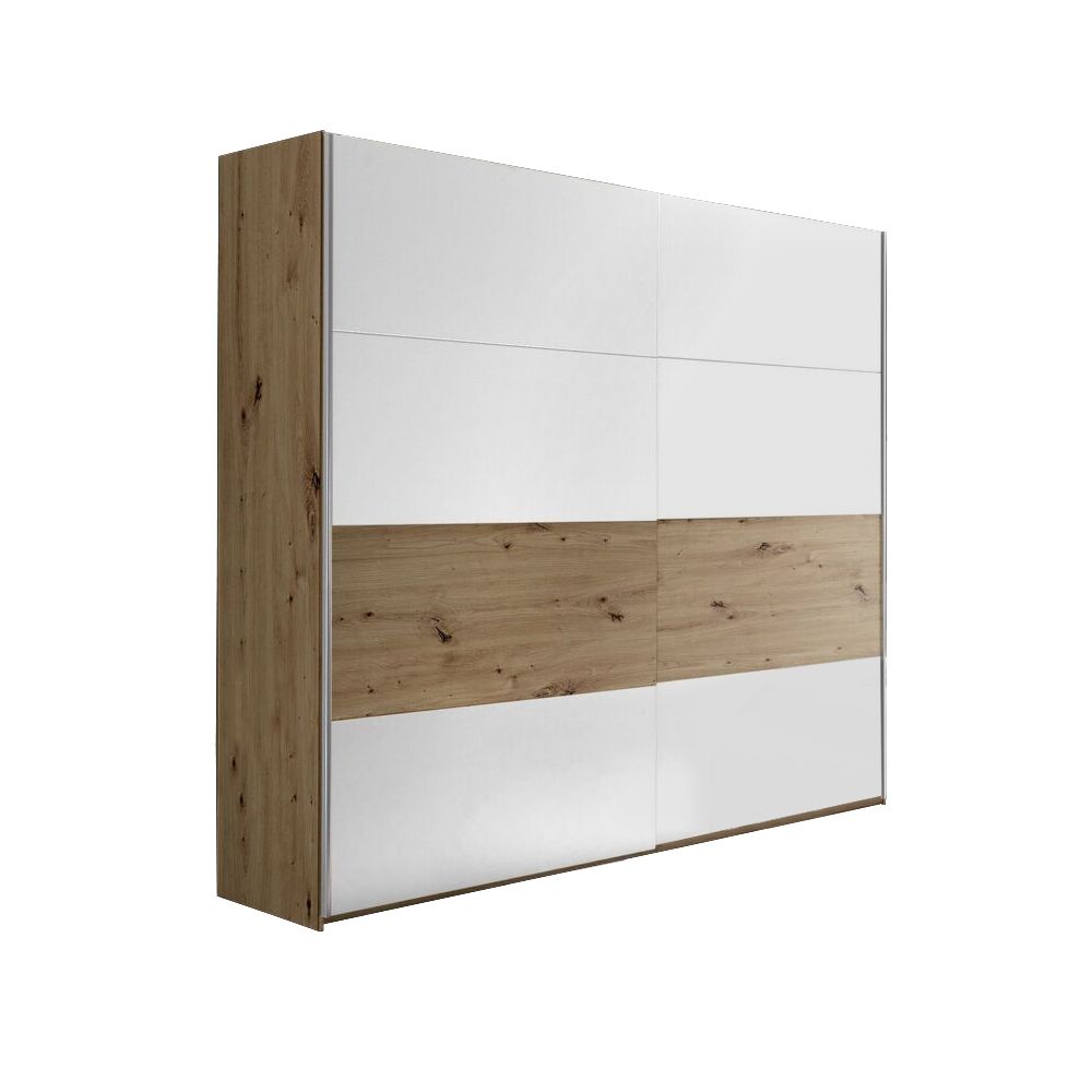 Schwebetüren-Kleiderschrank Duana Eiche Dekor 215x210cm