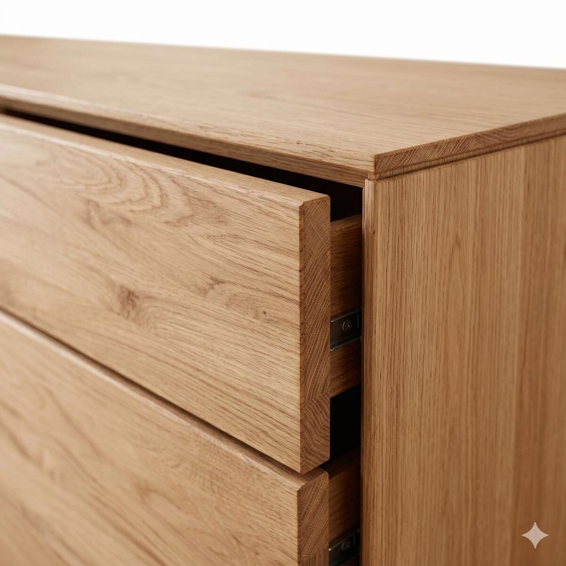 Sideboard Vildan Wildeiche Massivholz mit Schubladen