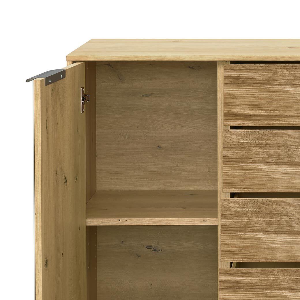 Musterring Sideboard San Francisco Eiche teilmassiv mit Schubladen