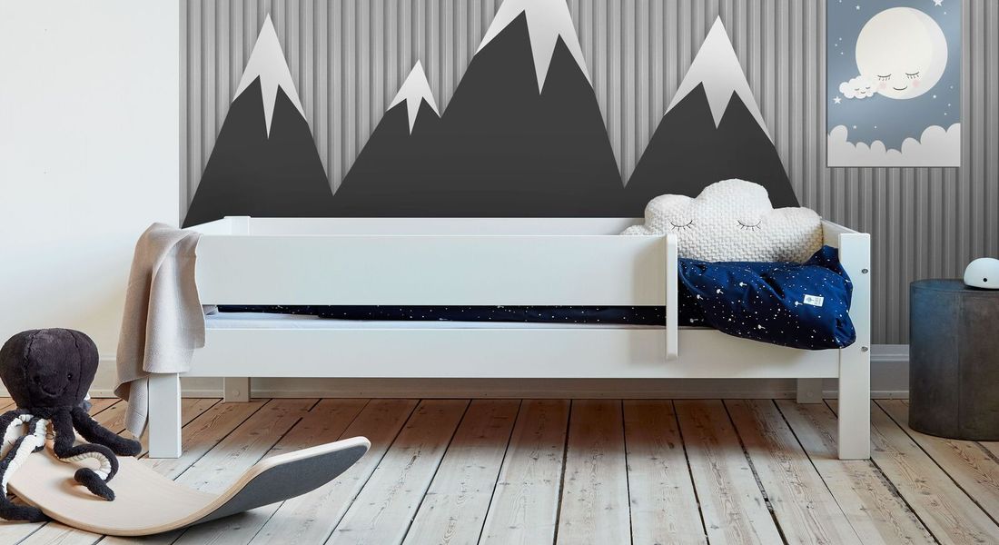 Bett Tacora Buche teilmassiv mit Lattenrost
