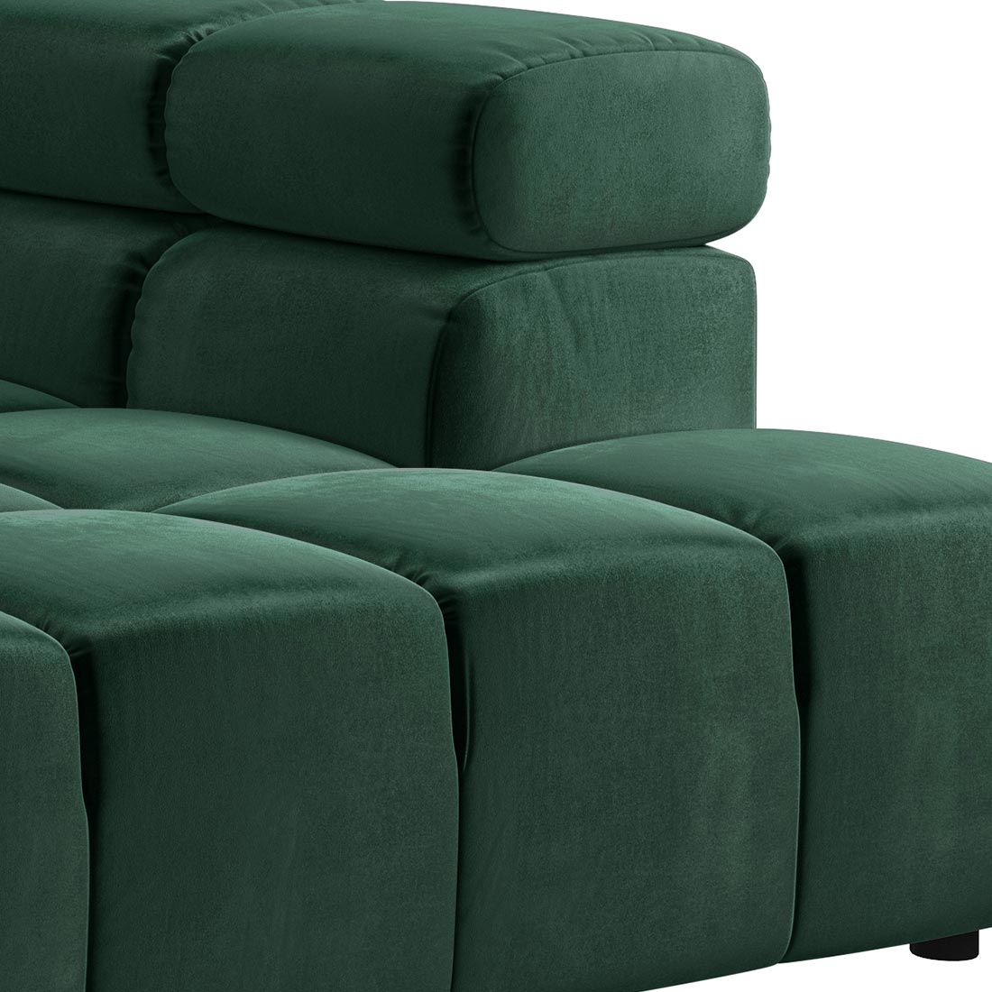 HOMELIV. Ecksofa Charlotta 319x215x82cm Velours