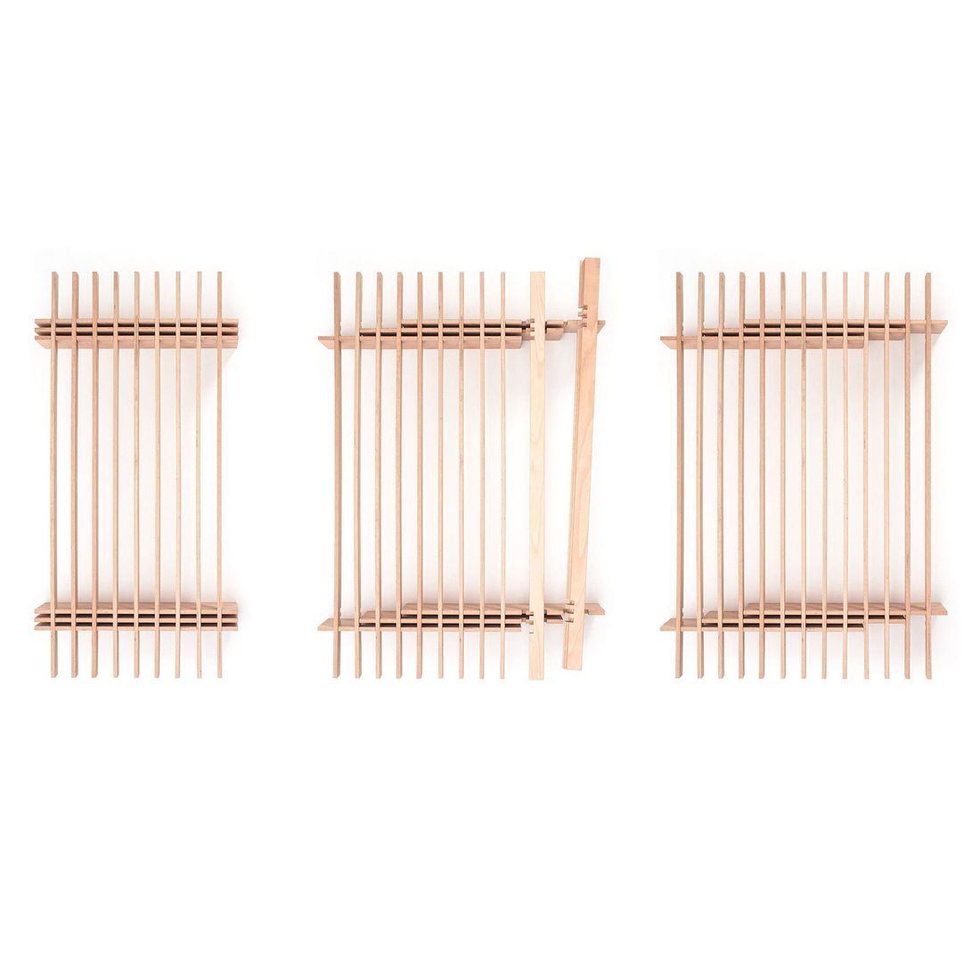 Tojo Bett Parallel Buche Massivholz