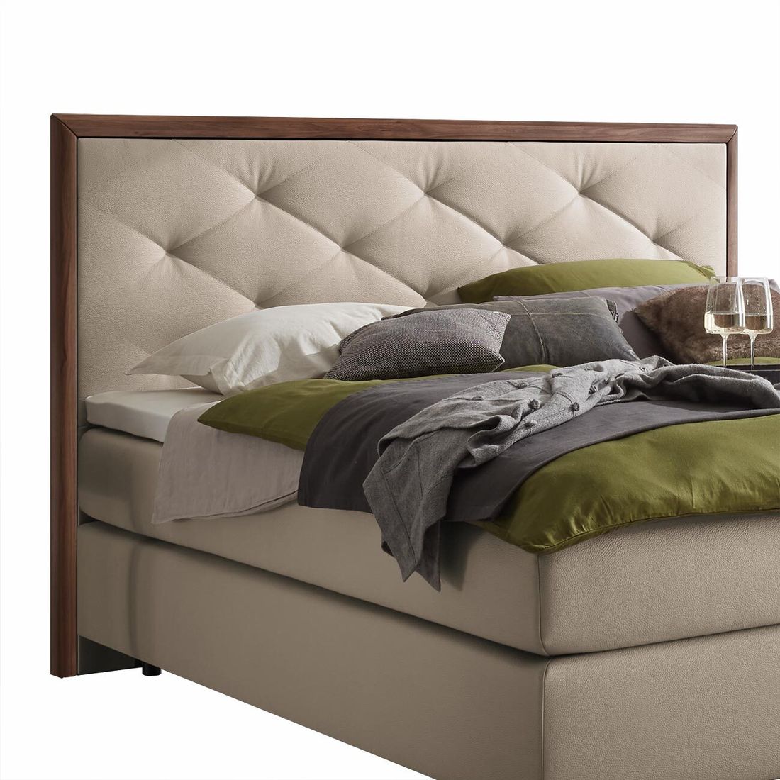 Boxspringbett Snella Kunstleder