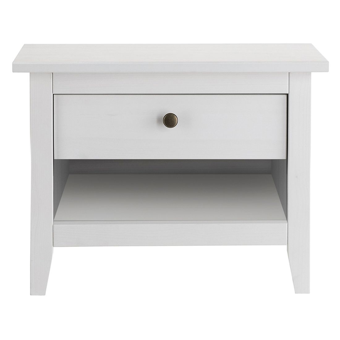 HOMELIV. Nachttisch Wanja Kiefer Massivholz H 51cm