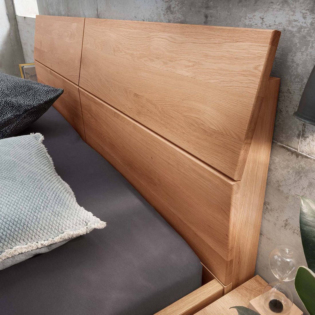 Doppelbett Nuria Komfort Erle Dekor