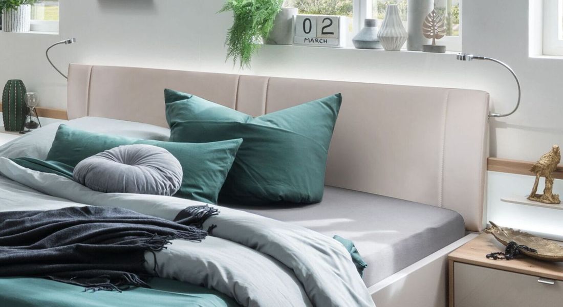 Bett Elanie Komfort Eiche Dekor