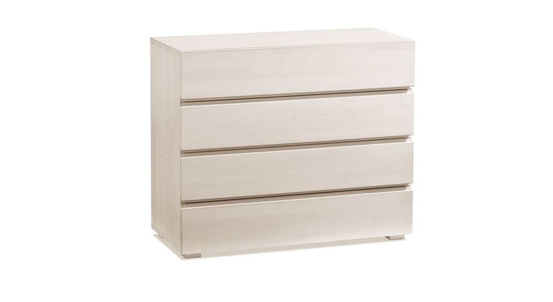 Kommode Como Buche Massivholz mit Schubladen