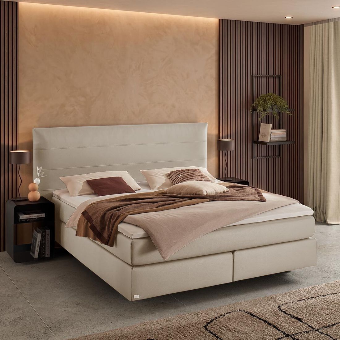 Boxspringbett Oleron Kunstleder
