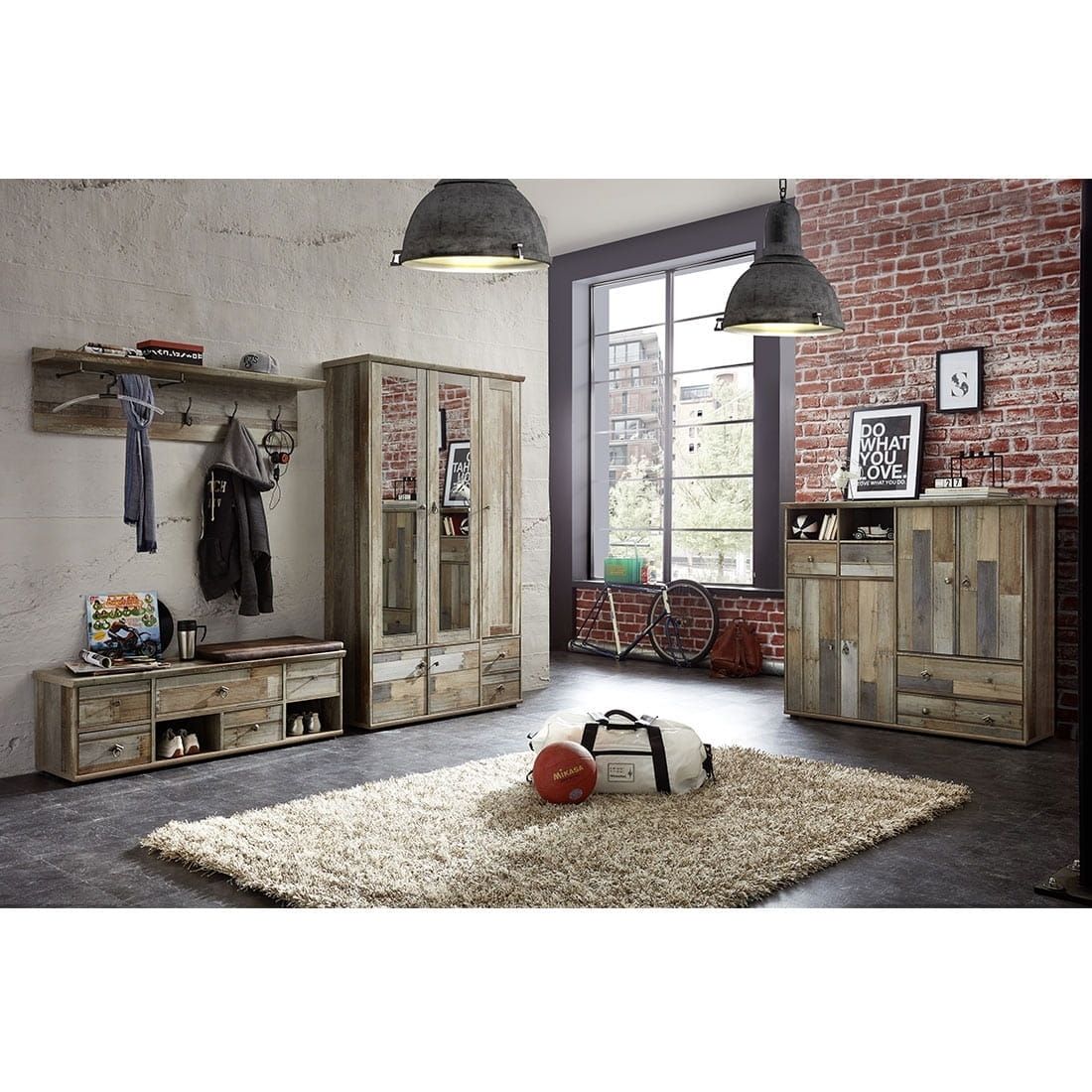 Innostyle Bonanza Garderobenpaneel 130x28x38cm