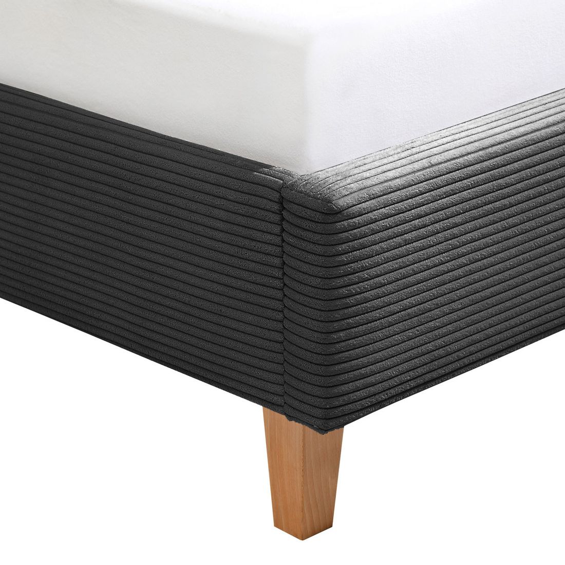 HOMELIV. Polsterbett Zibo Cord