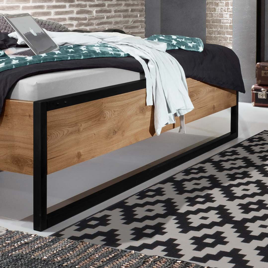 Bett Lakewood Komfort Eiche Dekor