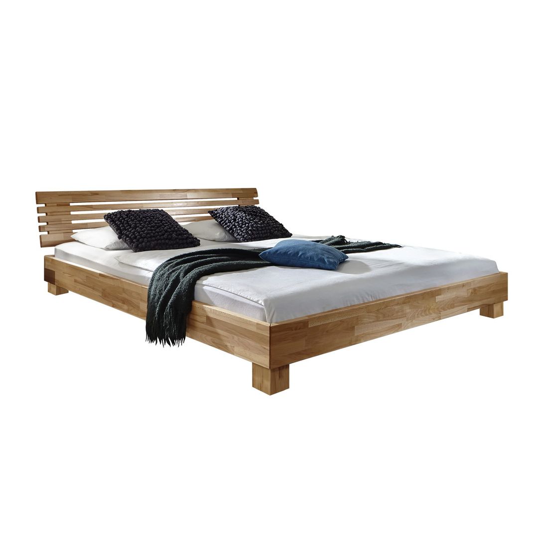 Bett Marmore Buche Massivholz