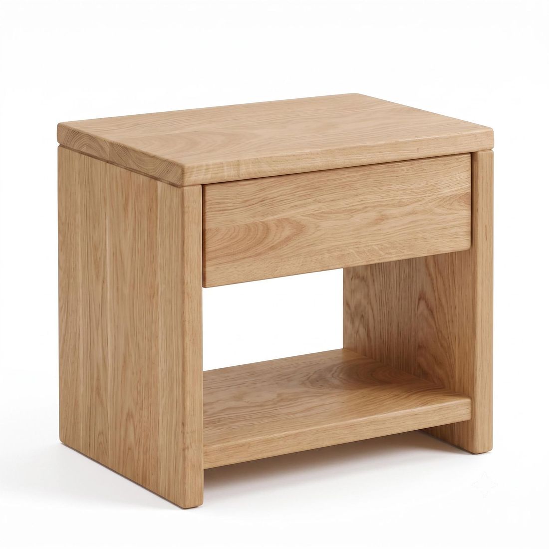 Nachttisch Vetralla Wildeiche Massivholz H 40cm