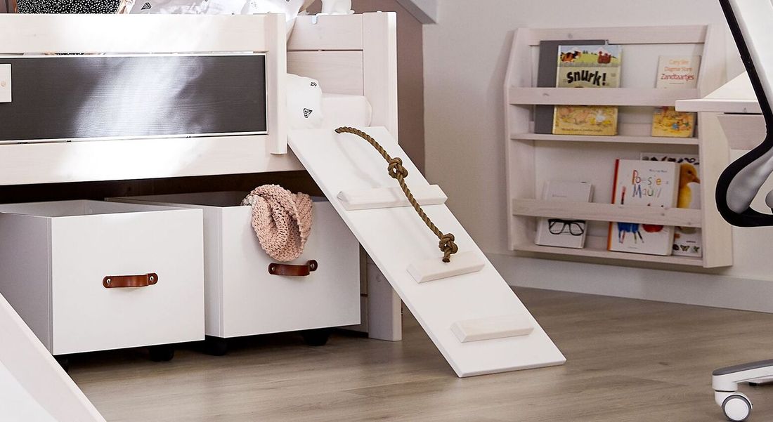 LIFETIME Kojenbett Climb & Slide Kiefer Massivholz mit Lattenrost