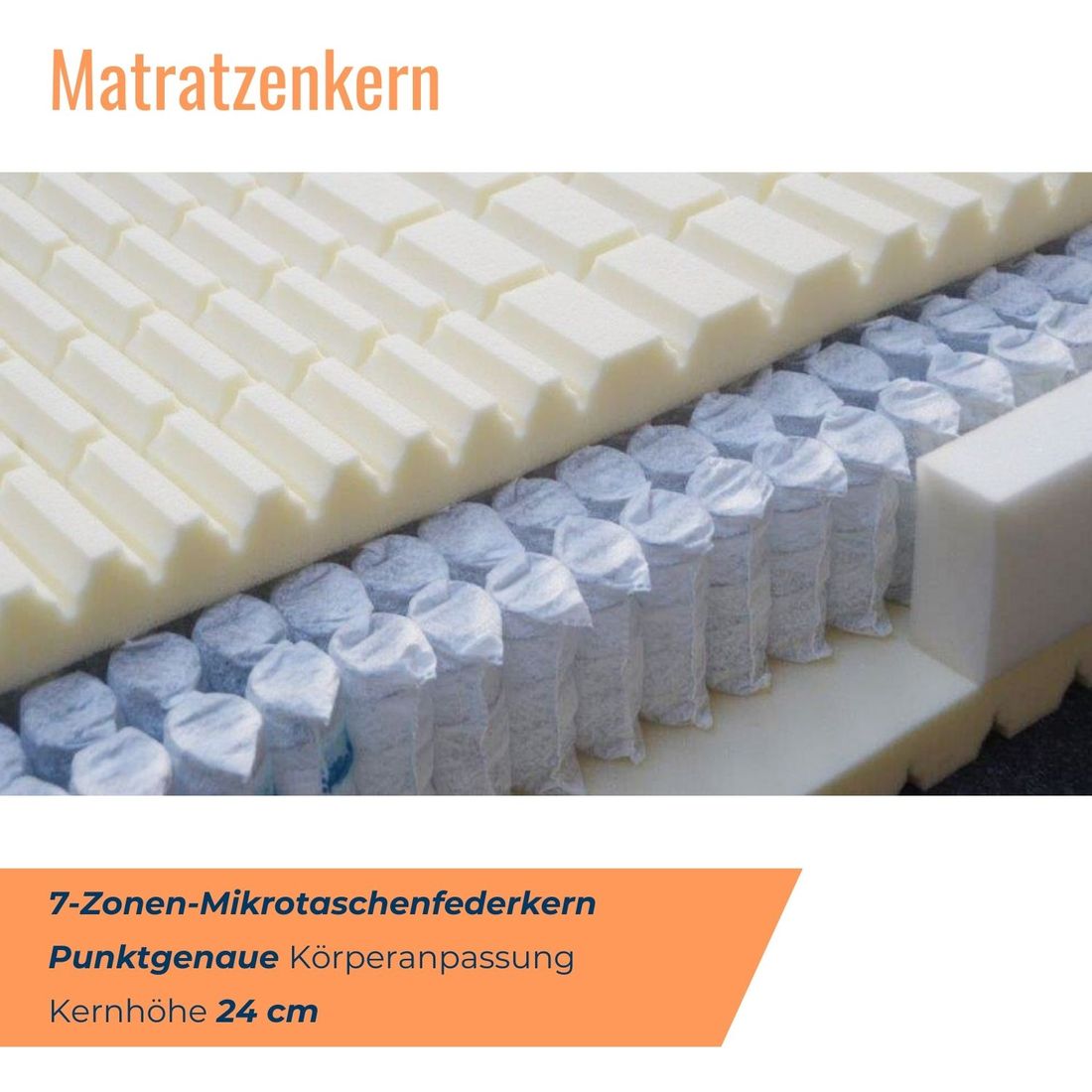 Taschenfederkern-Matratze orthowell 1000 Premium