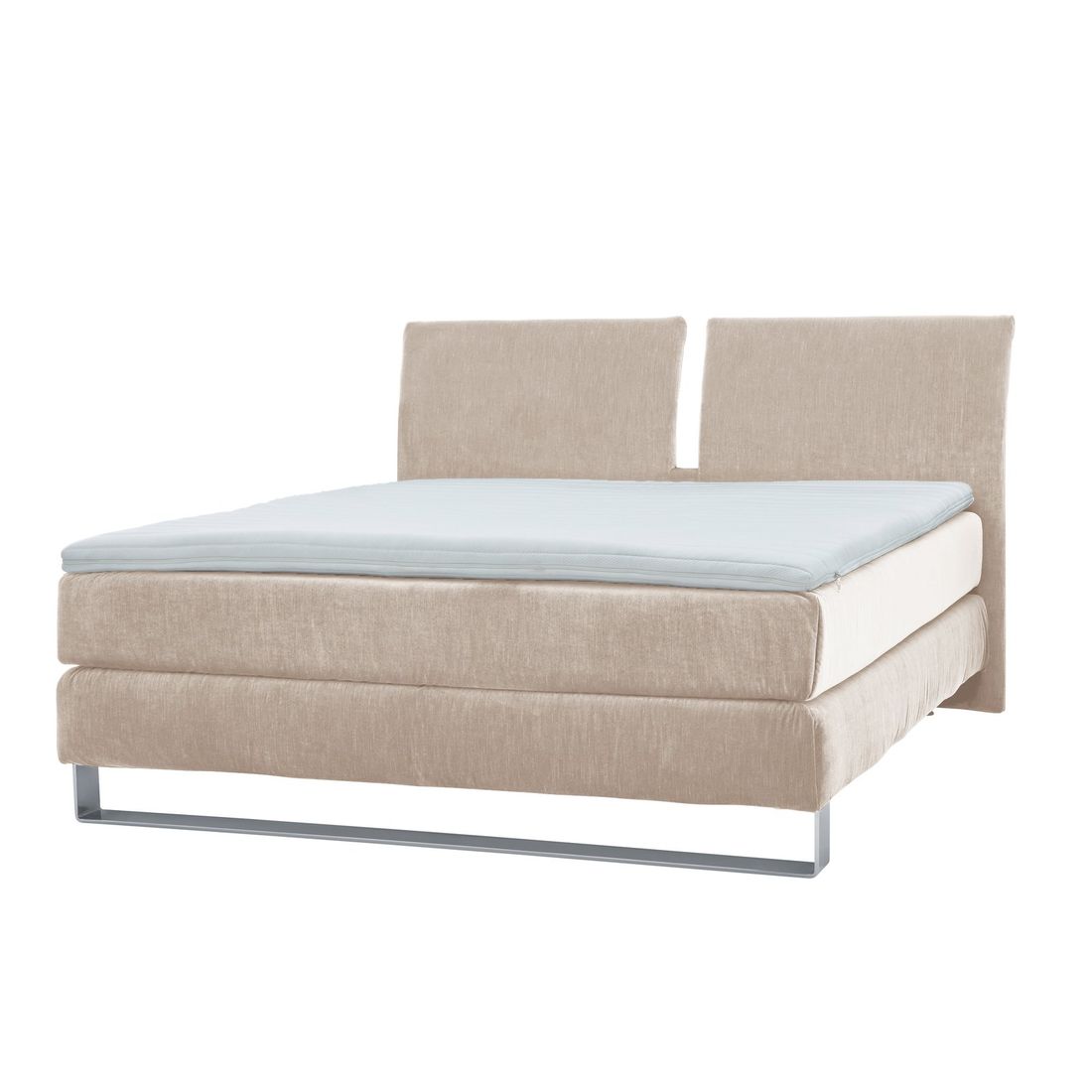 MUSTERRING Boxspringbett Elias JAB Kollektion Kopfteil geteilt