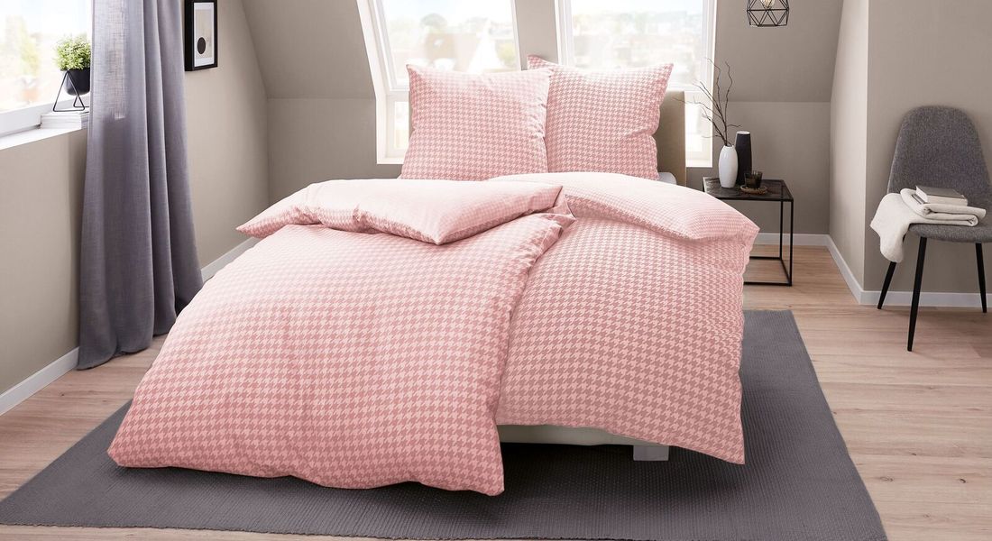 Kleine Wolke Mako-Satin-Bettwäsche Stirling Rose