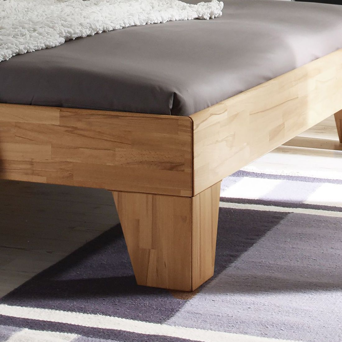 Bett Pimona Kernbuche Massivholz