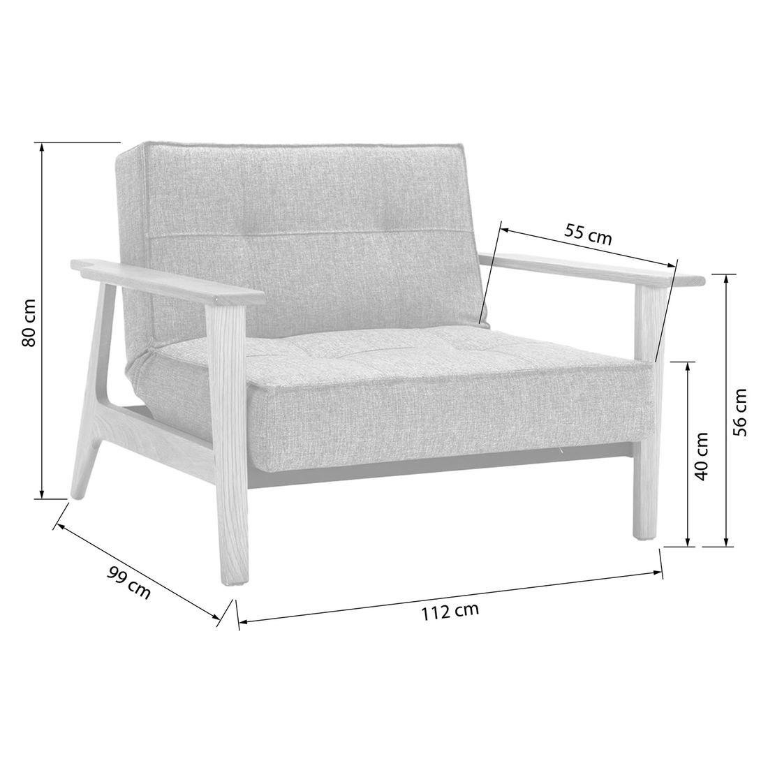 Sessel Himari Webstoff