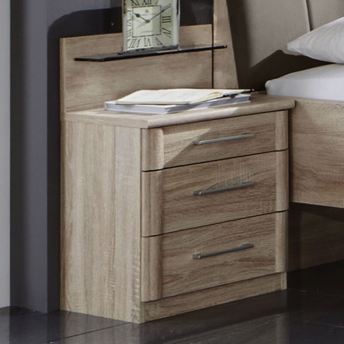 Nachttisch Runcorn Eiche Dekor H 50cm