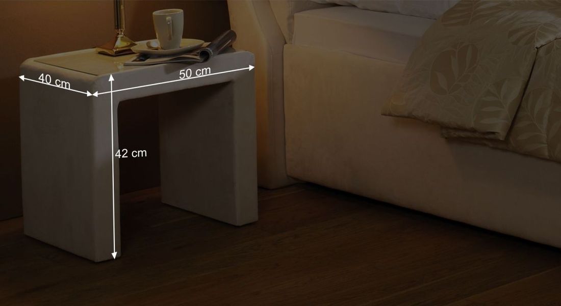 Polsternachttisch Cremona H 42cm