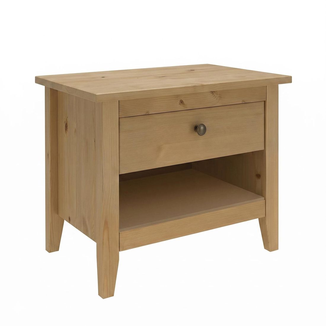 HOMELIV. Nachttisch Jerico Kiefer Massivholz H 51cm