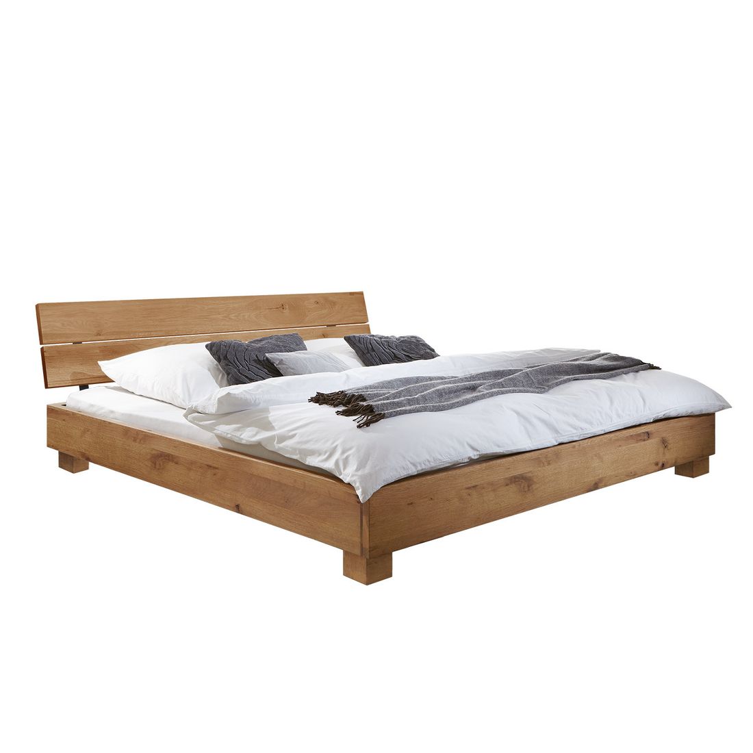 Bett Curada Wildeiche Massivholz