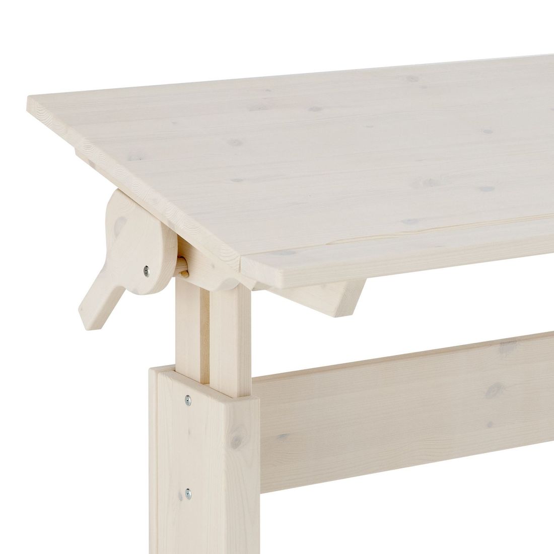 LIFETIME Schreibtisch Original Kiefer Massivholz neigbar