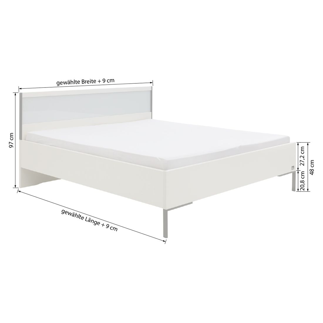 Interliving Bett 1033 Komfort