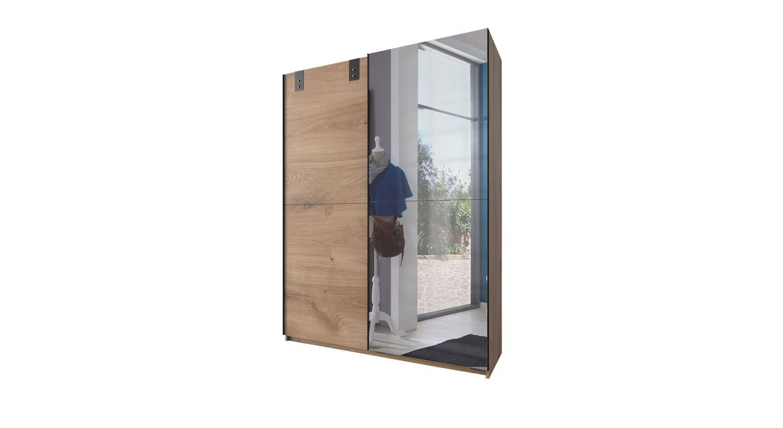 Spiegel-Schwebetüren-Kleiderschrank Nolan