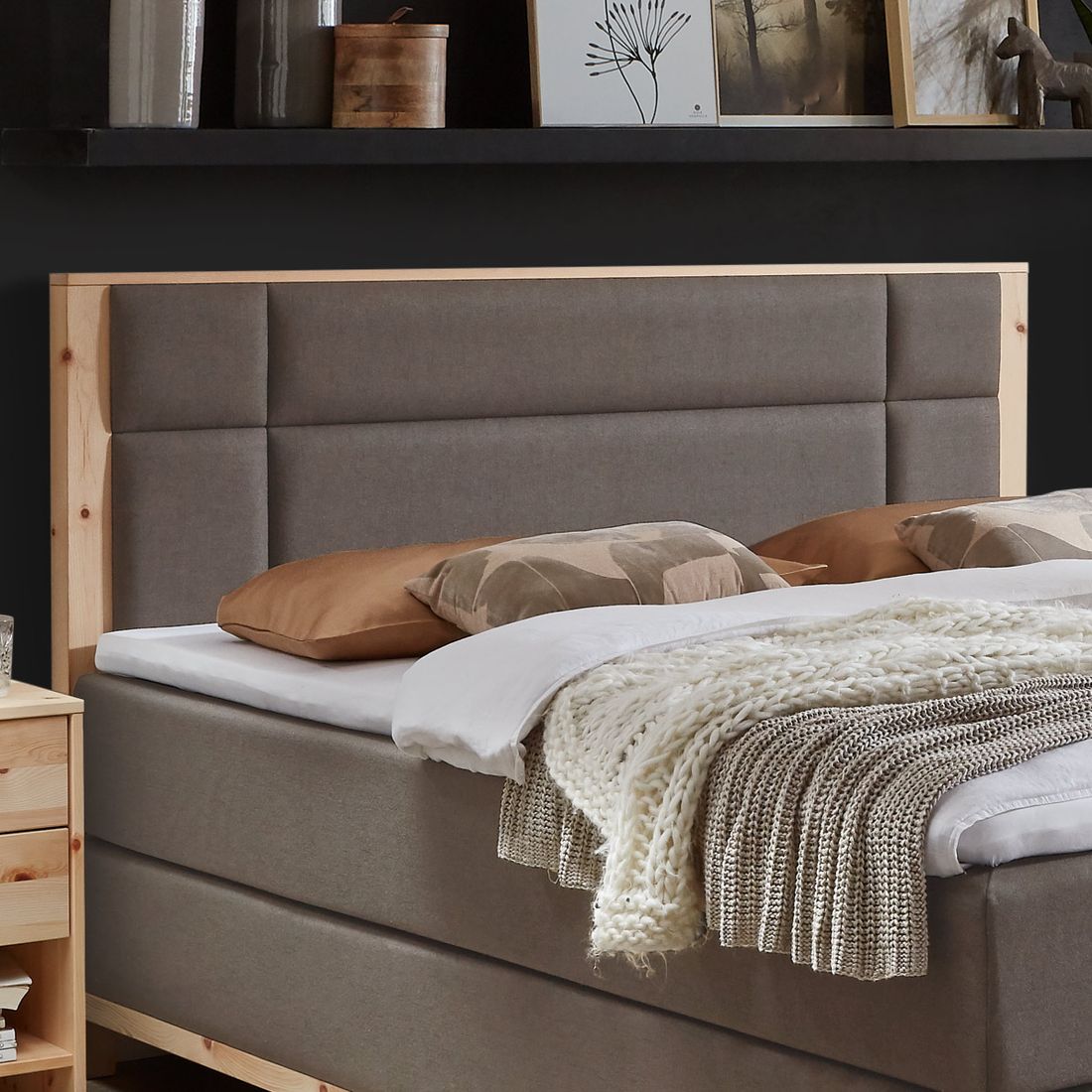 Boxspringbett Salonetto Zirbe Massivholz
