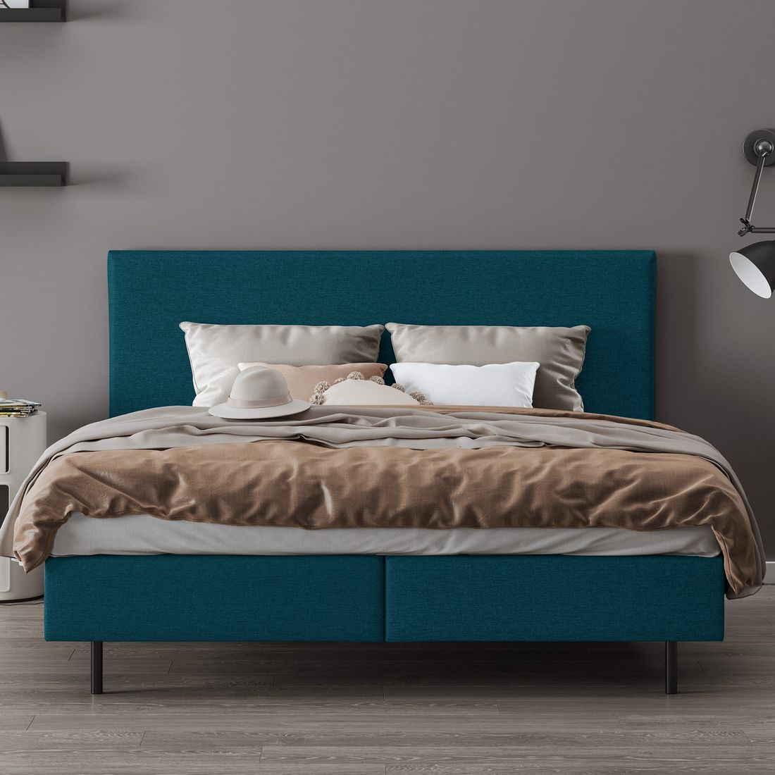 SCHLARAFFIA Boxspringbett myNap Webstoff