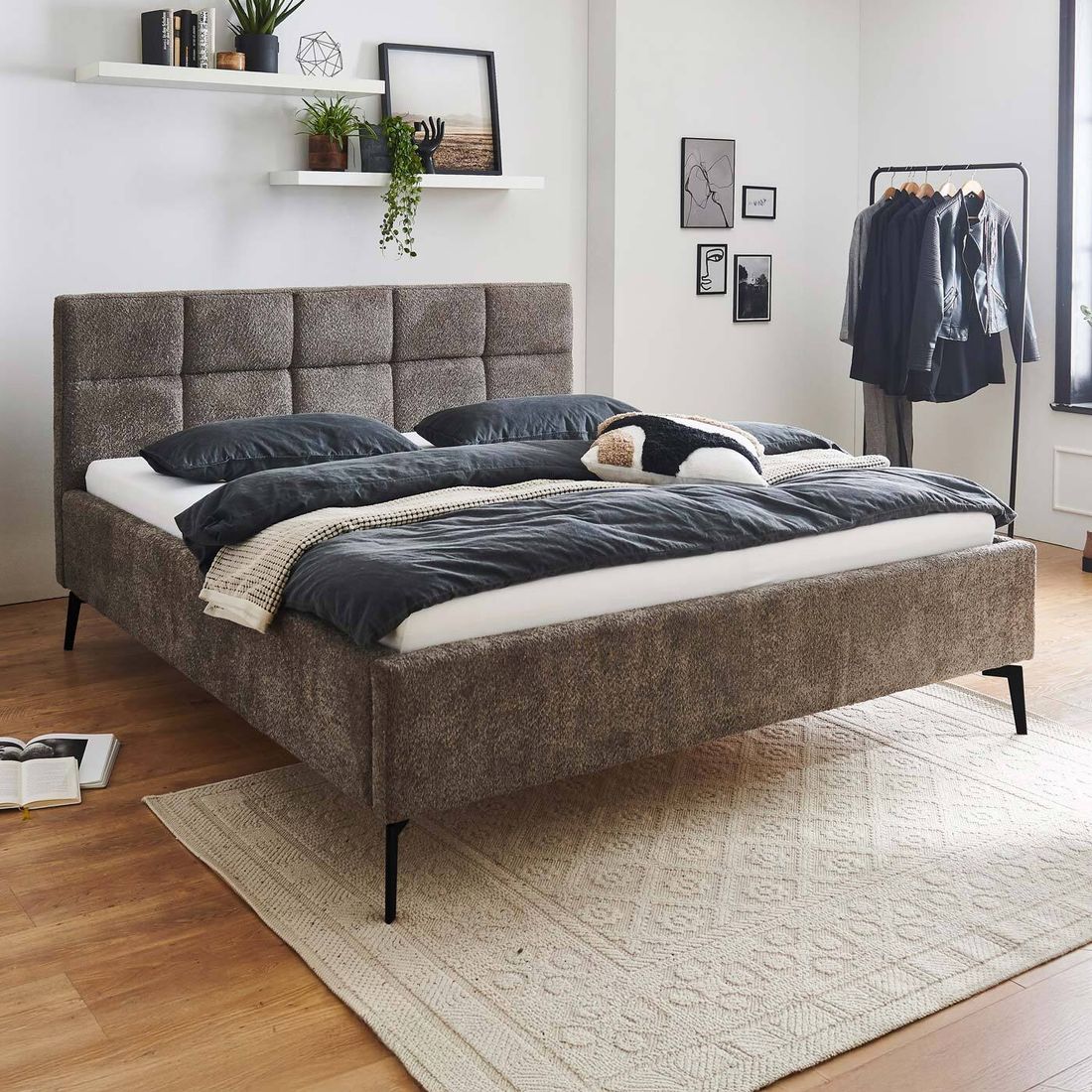 Polsterbett Bennet Komfort Microteddy