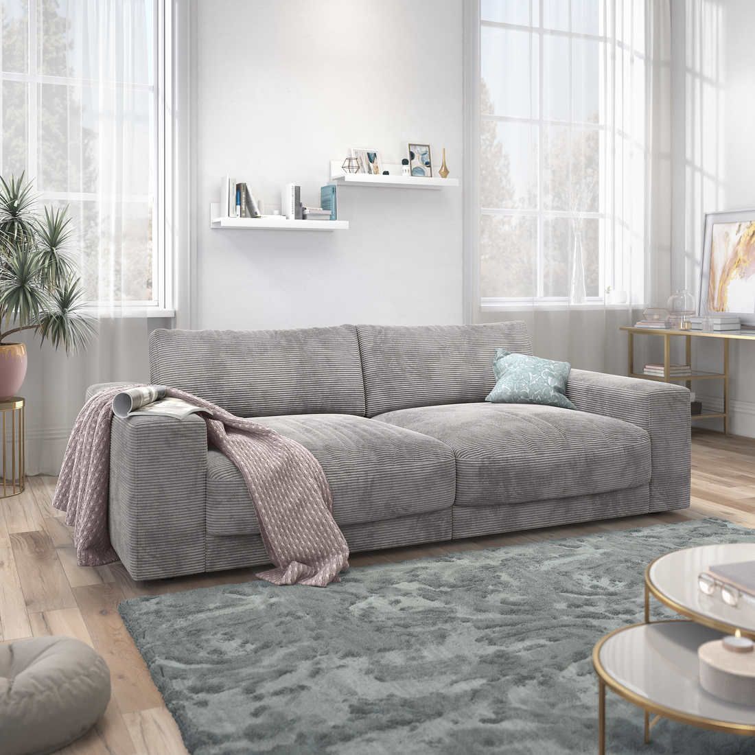 HOMELIV. Big Sofa Bahia 250x127x85cm
